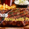 Texas Roadhouse Menu with Prices Near Me