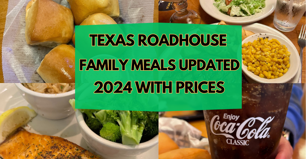 Texas Roadhouse Family Meals offering variety of dishes for family gatherings