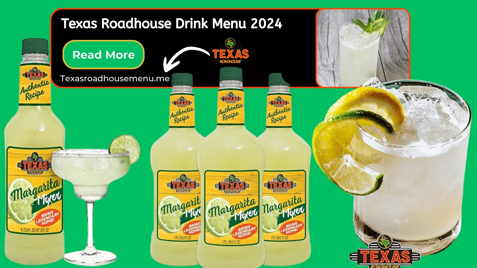 Texas Roadhouse Drink Menu