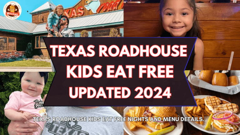 Texas Roadhouse Kids Eat Free nights and menu details.