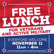 Texas Roadhouse Veterans Day Menu