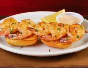 Grilled shrimp appetizer