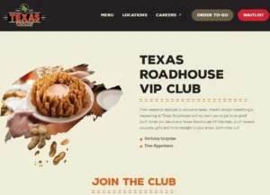 Texas Roadhouse Vip Club