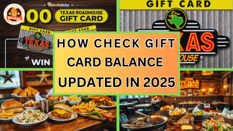 Texas Roadhouse gift card balance check online and in-store for seamless dining experiences.