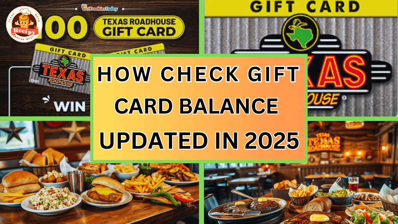 Texas Roadhouse gift card balance check online and in-store for seamless dining experiences.