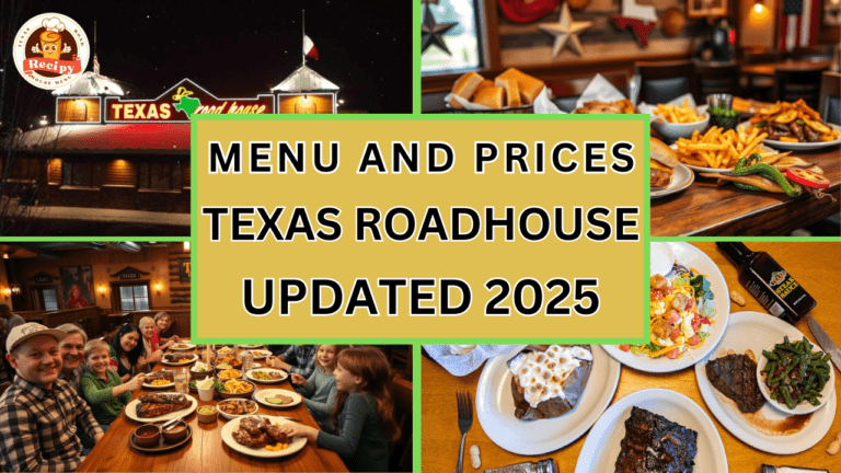 Texas Roadhouse menu with prices 2025 featuring steaks, sides, and popular dishes