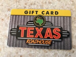 Texas Roadhouse Gift Card