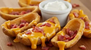 Texas Roadhouse Tater Skins appetizer served at restaurant