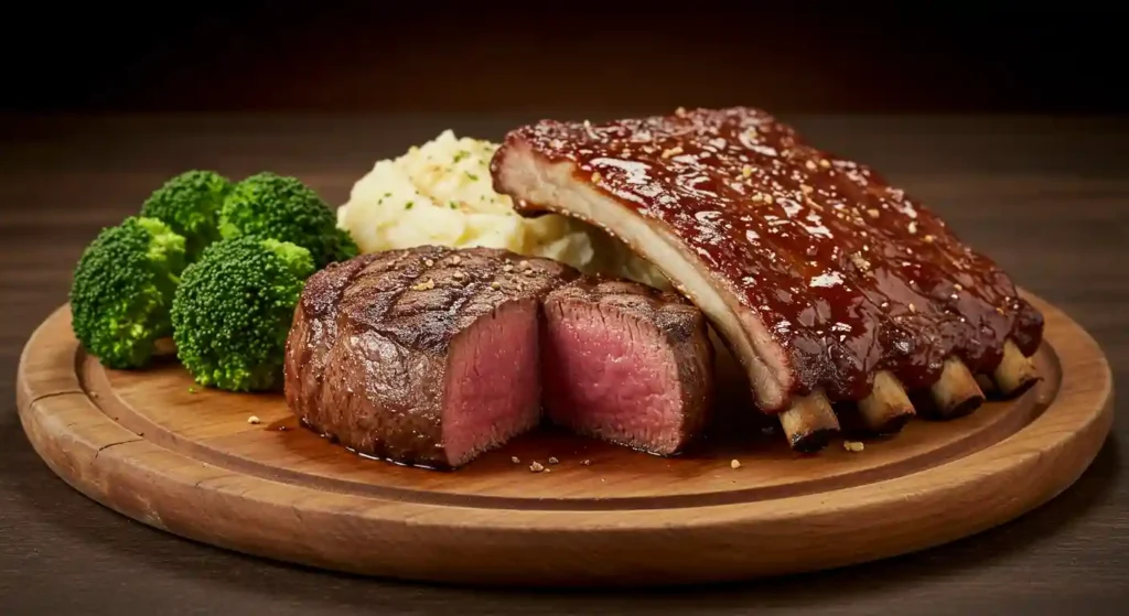 Filet 6oz & Ribs
