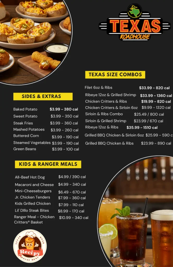 Texas Roadhouse Menu With Prices Pdf