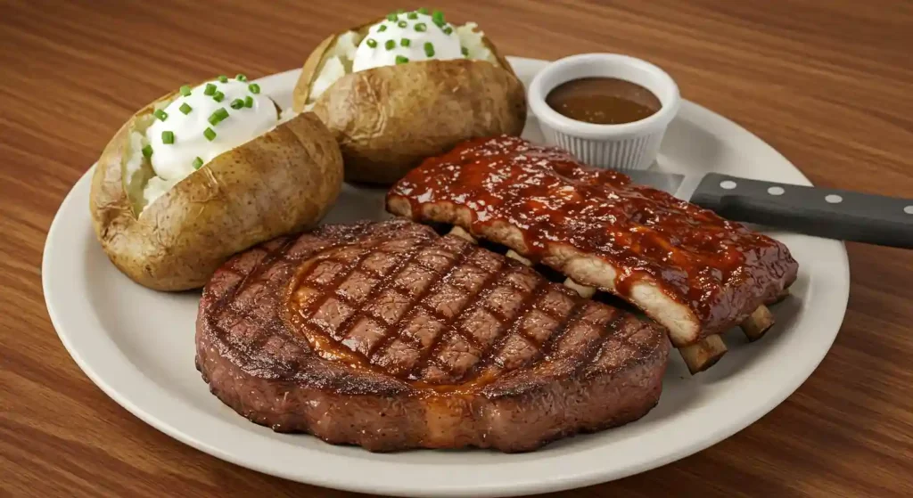 Ribeye 12oz & Ribs
